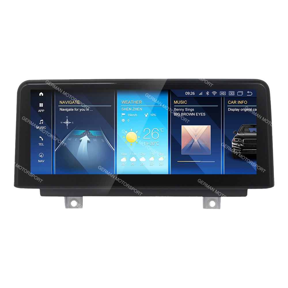 Multimedia Touchscreen Display with Wireless Carplay & Android Auto