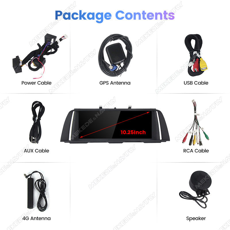 BMW X3 F25 Wireless CarPlay & Android Auto 10.25inch Touch Screen Multimedia Display Upgrade
