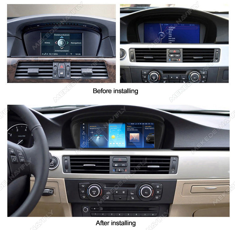 BMW 3 & 5 Series (E60 E90) CIC CCC Wireless CarPlay & Android Auto 8.8inch Touch Screen Multimedia Display Upgrade