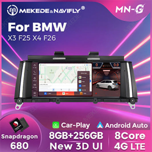 BMW X3 F25 Wireless CarPlay & Android Auto 10.25inch Touch Screen Multimedia Display Upgrade