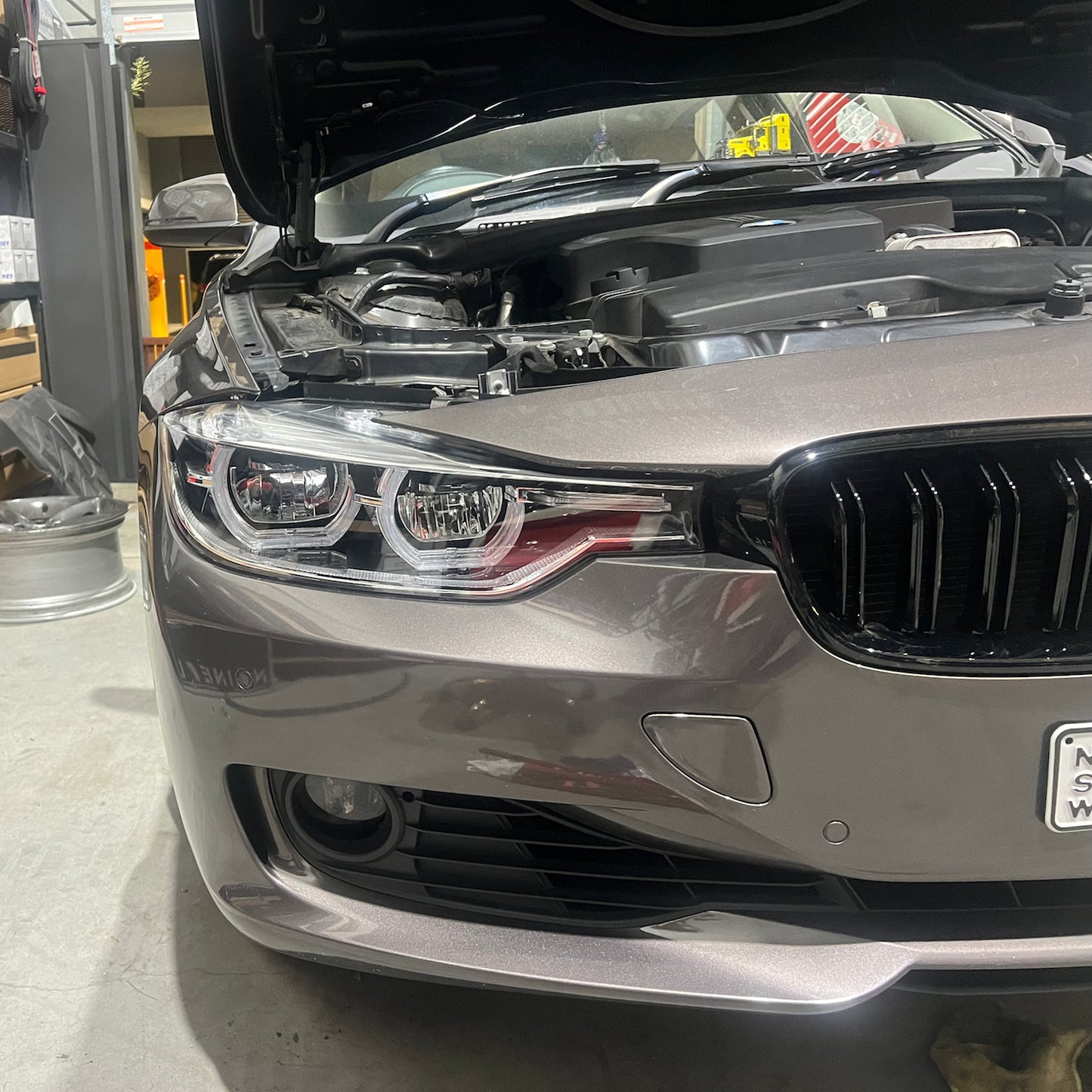 BMW 3 Series F30 LCI Style Angel LED Headlights