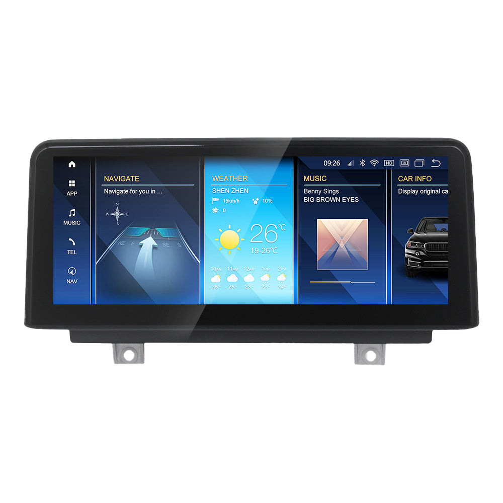 BMW 3 series F30 F32 Wireless CarPlay & Android Auto 10.25 inch Touch Screen Multimedia Display Upgrade