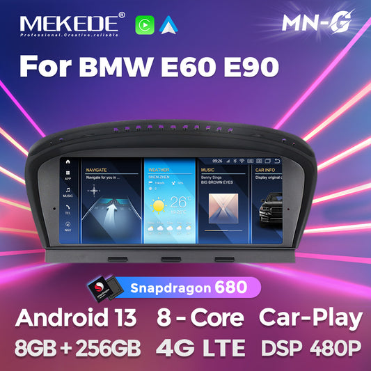 BMW 3 & 5 Series (E60 E90) CIC CCC Wireless CarPlay & Android Auto 8.8inch Touch Screen Multimedia Display Upgrade