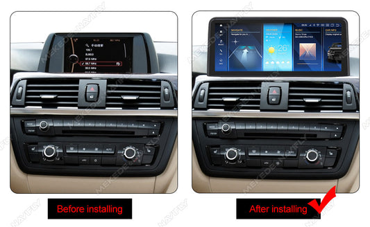 BMW 3 series F30 F32 Wireless CarPlay & Android Auto 10.25 inch Touch Screen Multimedia Display Upgrade