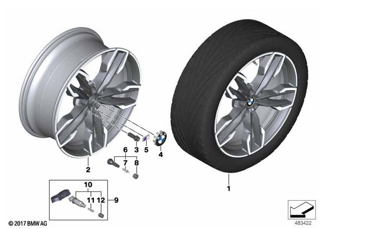 BMW 718M Style Rims