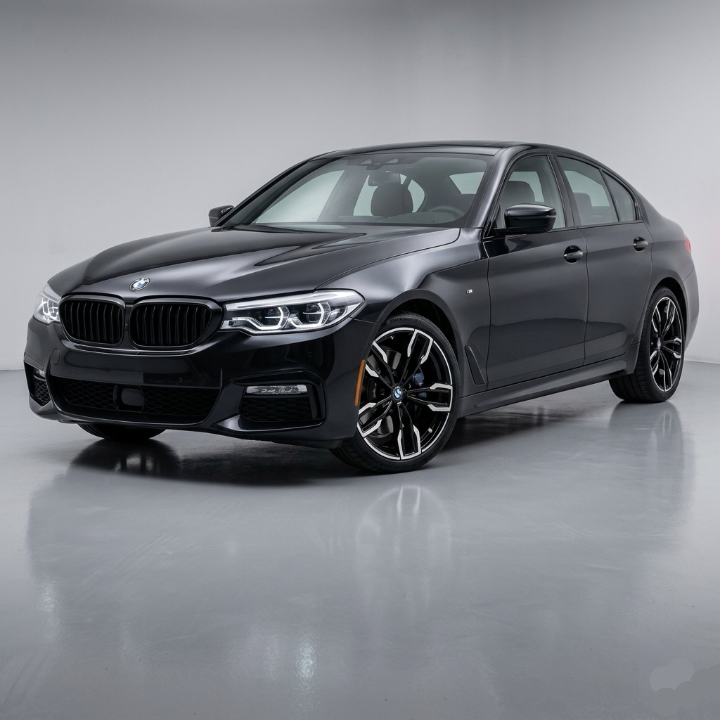 BMW 5 Series with German Motorsport 718M style wheels, rims
