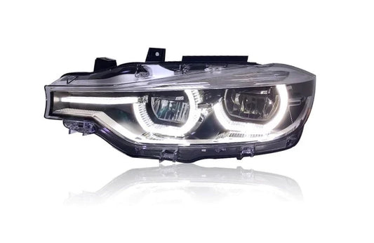 BMW 3 Series F30 LCI Style Angel LED Headlights