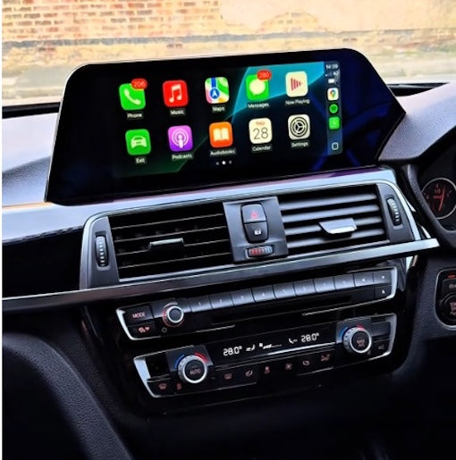 BMW 3 series F30 F32 Wireless CarPlay & Android Auto 10.25 inch Touch Screen Multimedia Display Upgrade