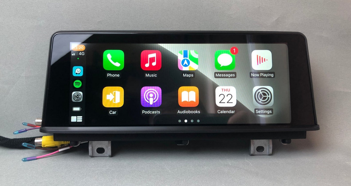 BMW 3 series F30 F32 Wireless CarPlay & Android Auto 10.25 inch Touch Screen Multimedia Display Upgrade