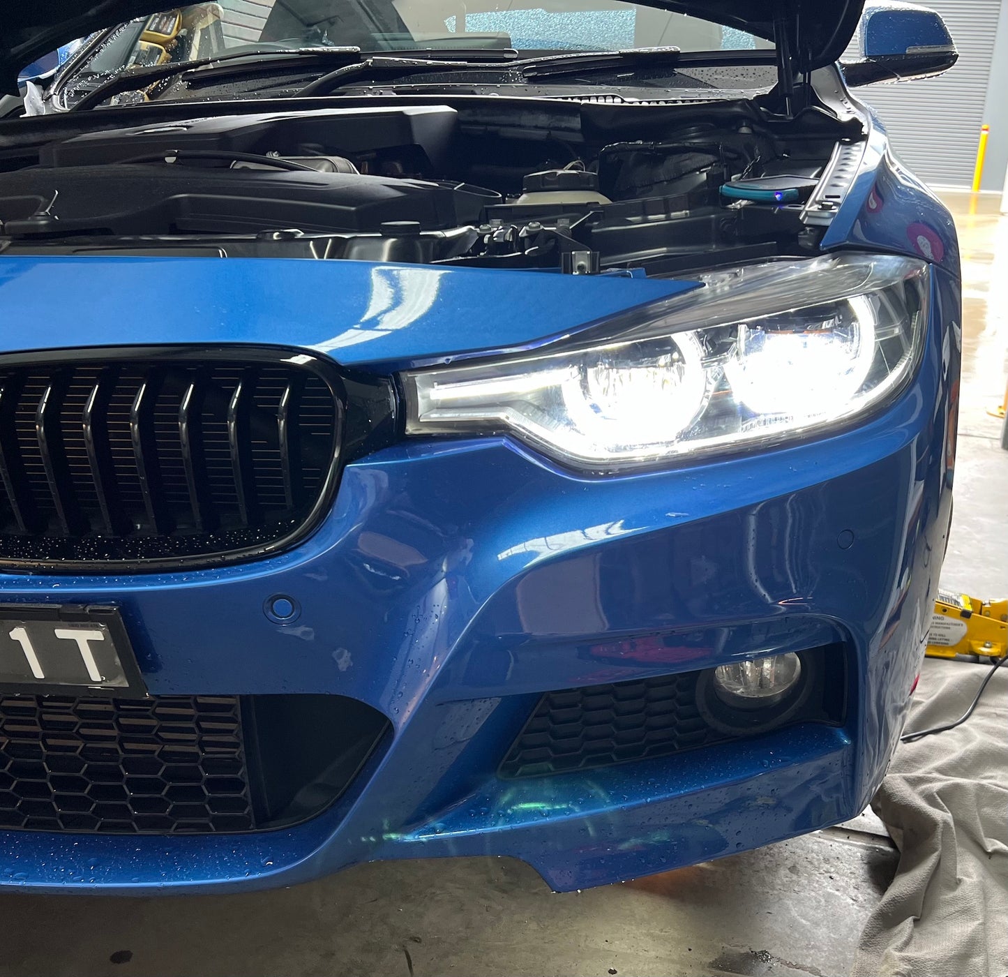 BMW 3 Series F30 LCI Style Angel LED Headlights